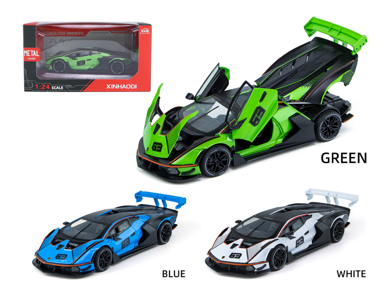 1:24 Pull Back Lamborghini With Sound And LightSCV12