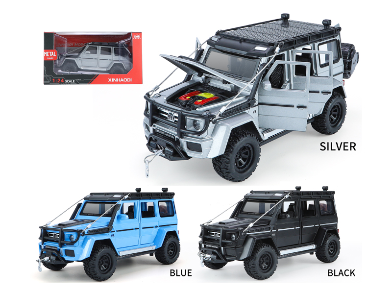 1:24 Pull Back Mercedes Benz G550 With Sound And Light