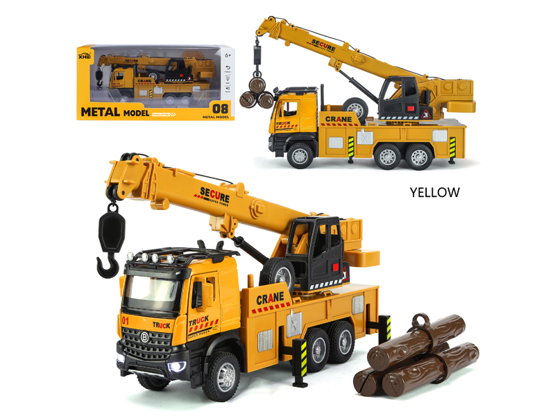 Pull Back Engineering Crane With Sound And Light