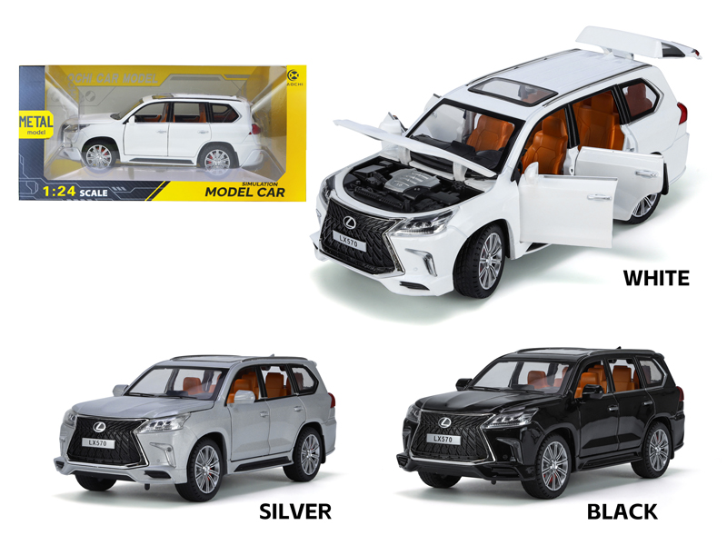 1:24 Alloy Pull Back Lexus 570 With Sound And Light