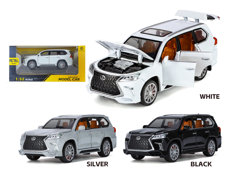 1:32 Alloy Pull Back Lexus 570 With Sound And Light