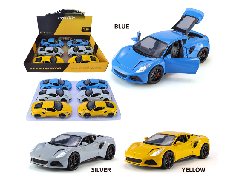 1:24 Alloy Pull Back Lotus EMIRA With Sound And Light(6PCS)