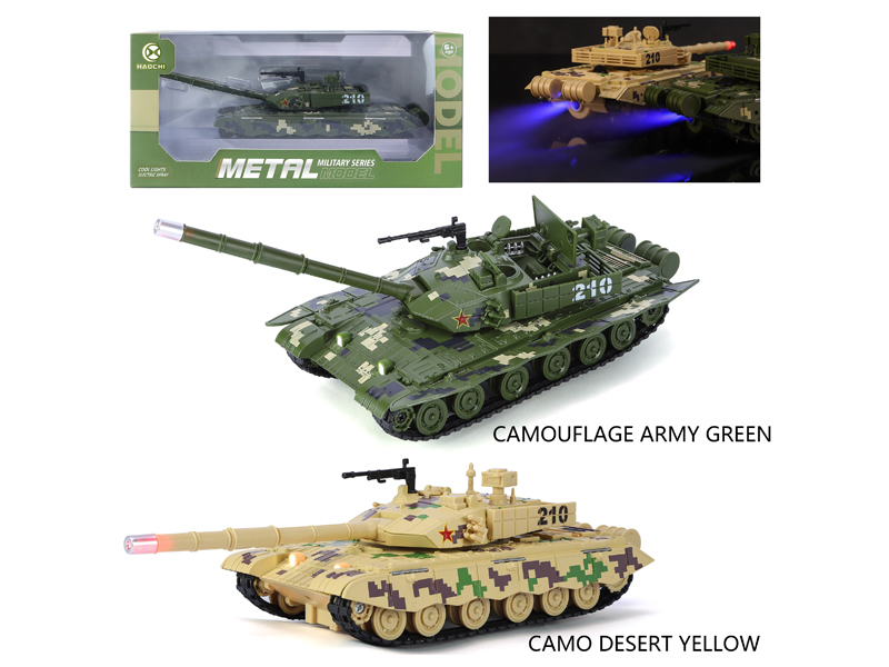 Alloy Pull Back 99A Tank (Spray Version) With Sound And Light