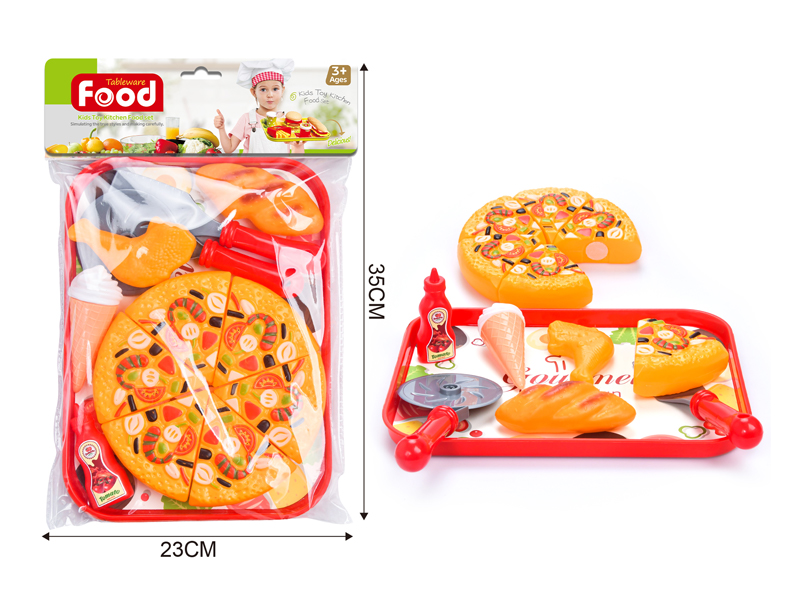 Cutting Pizza Plate