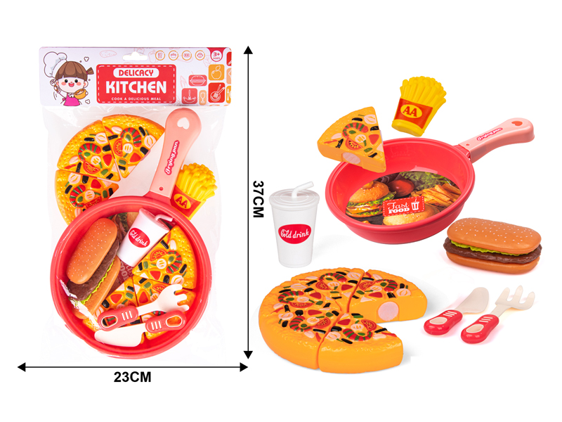 Cutting Pizza Burger Pan Kitchen Utensils