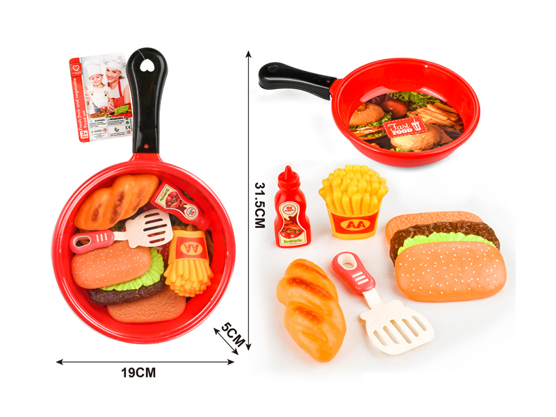 Cutting Pizza Burger Pan Kitchen Utensils