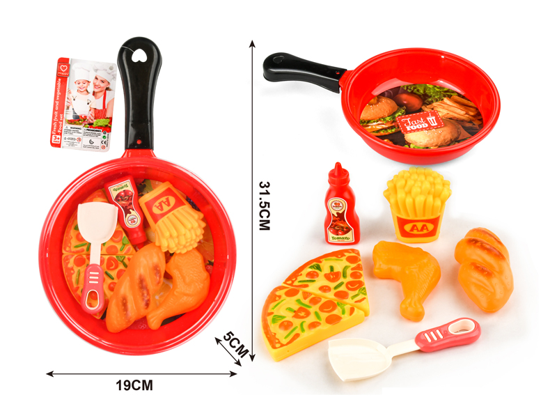 Cutting Pizza Burger Pan Kitchen Utensils