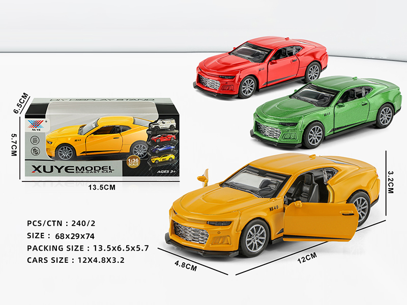 1:32 Pull Back Open The Door Alloy Car Model(1pcs)