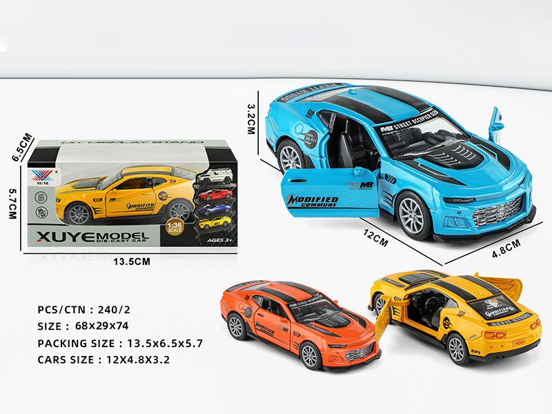 1:32 Pull Back Open The Door Alloy Car Model(1pcs)