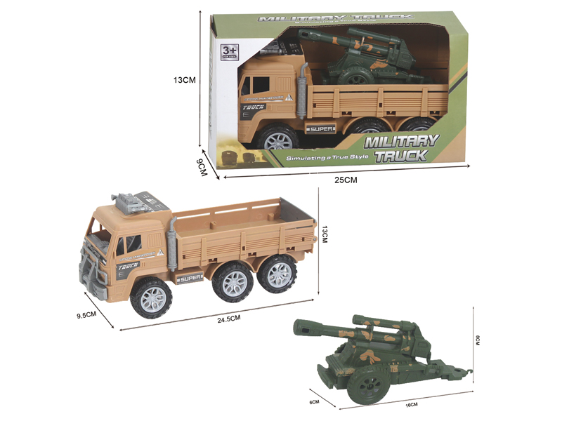 Friction Military Vehicles Equipped With Towed Guns