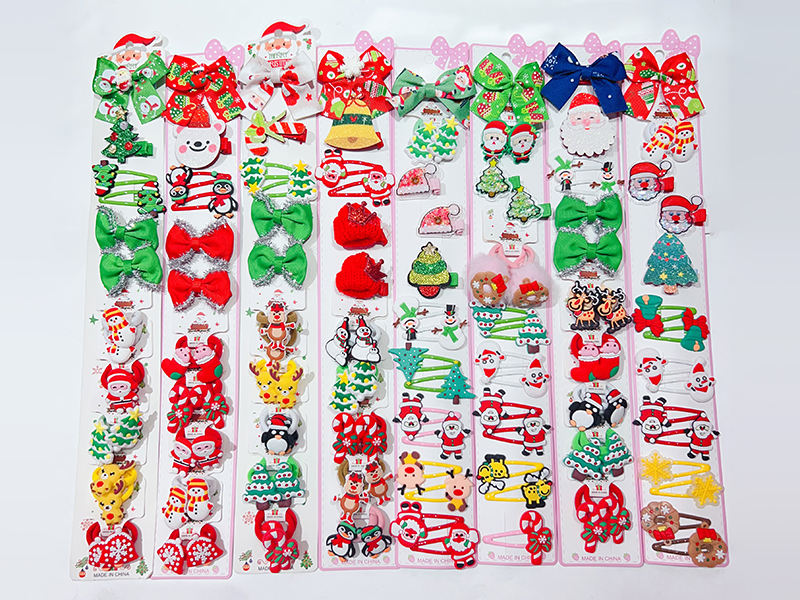 Christmas Hair Ornaments(10 Pairs)