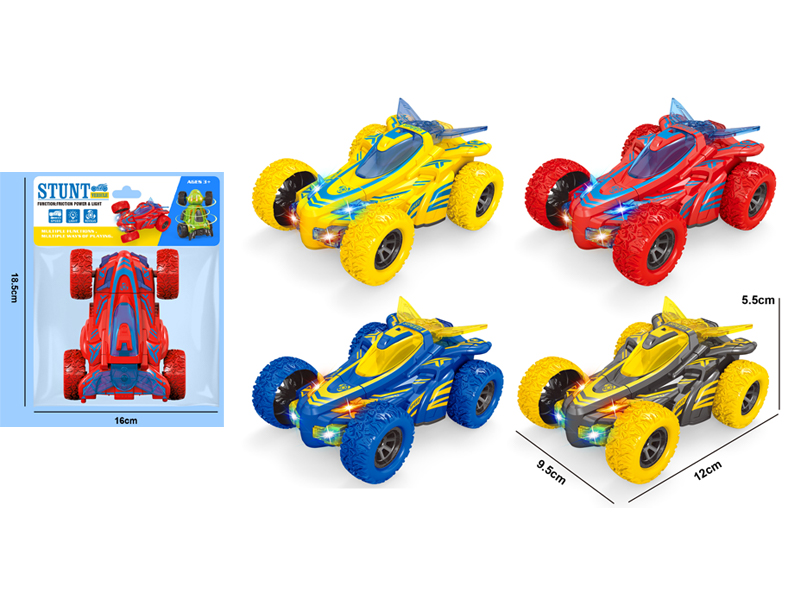 Friction Stunt Spinning Car With Light