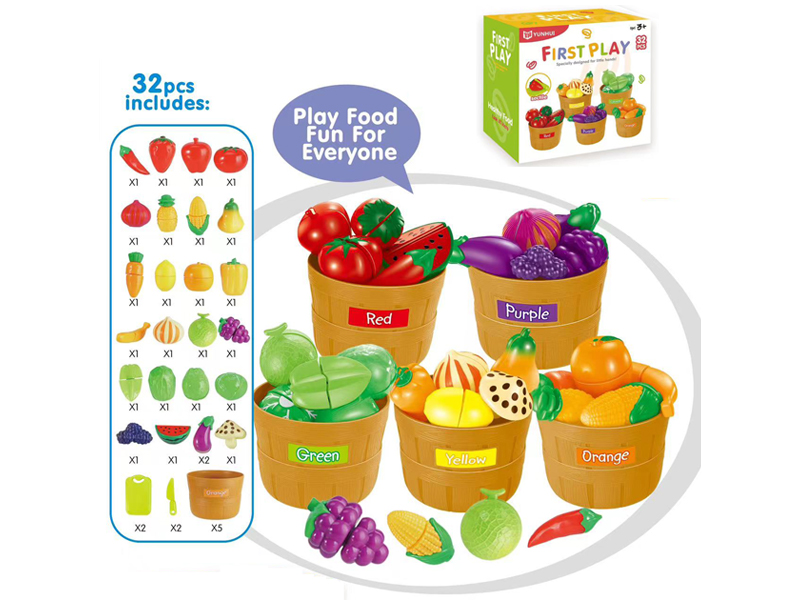 32PCS Cutting Fruits Toy
