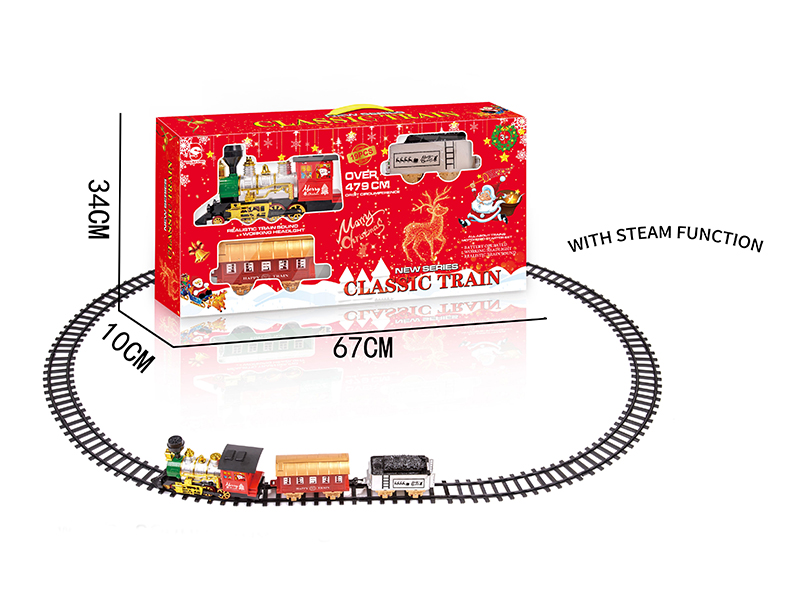 B/O Steam Christmas Rail Train(Light & Music)