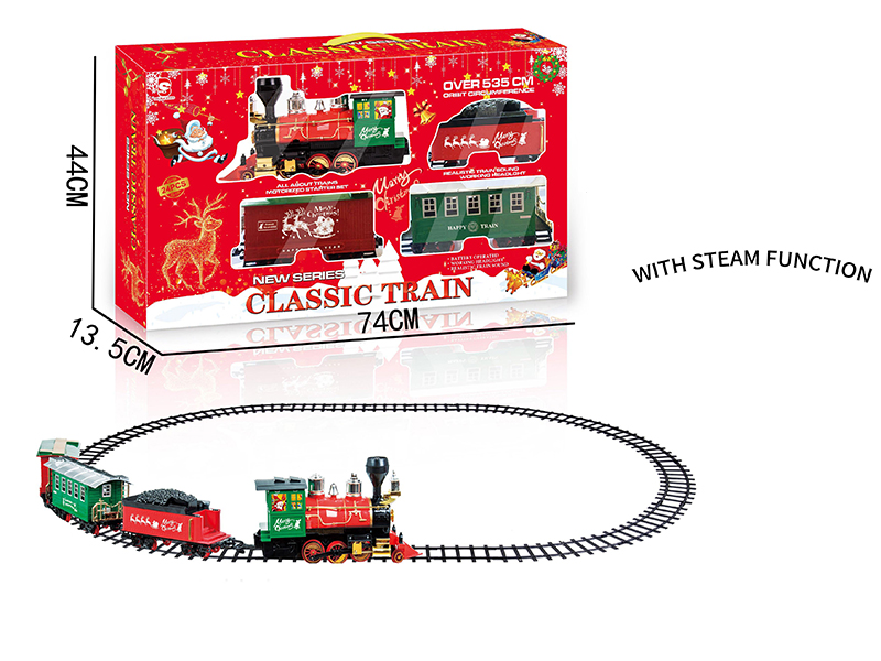 B/O Steam Christmas Rail Train(Light & Music)
