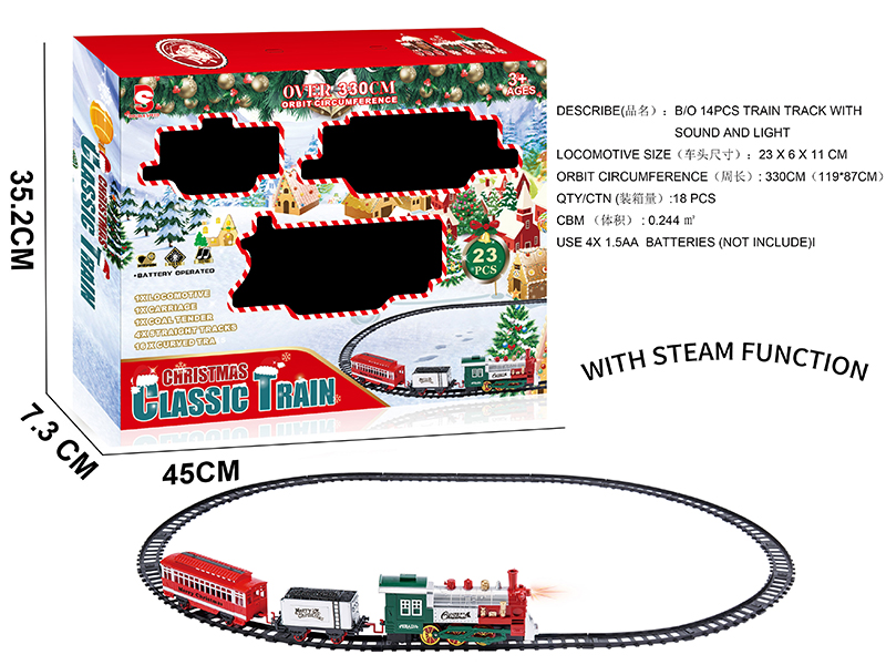 B/O Steam Rail Train(Light & Music)