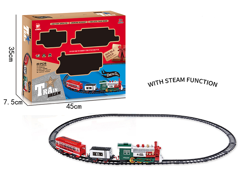 B/O Steam Rail Train(Light & Music)