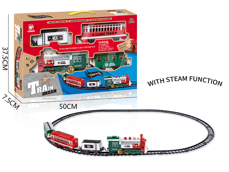 B/O Steam Rail Train(Light & Music)