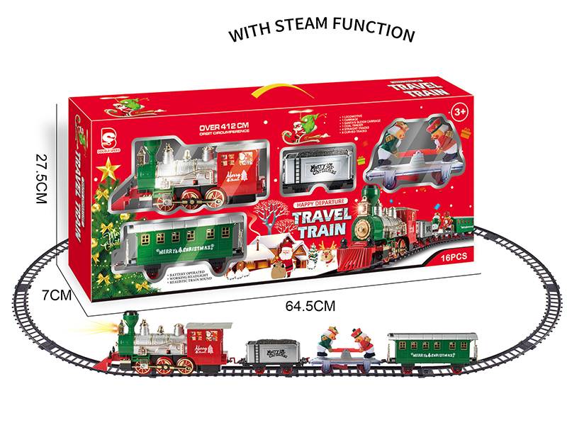 B/O Steam Santa Claus Rail Train(Light & Music)