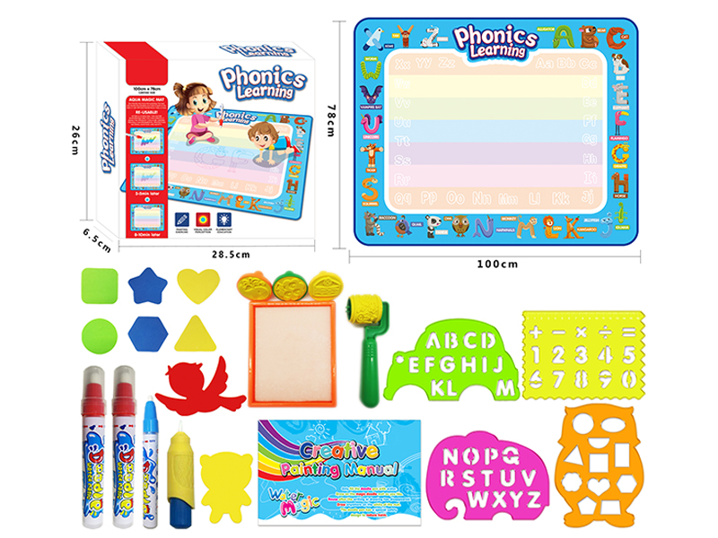 Water Canvas - Letters