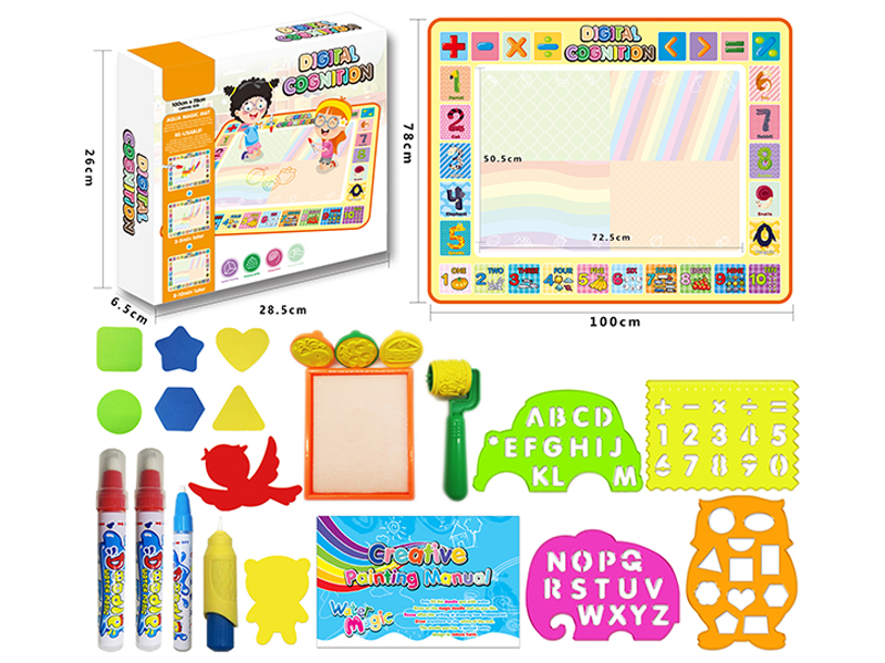 Water Canvas - Numbers