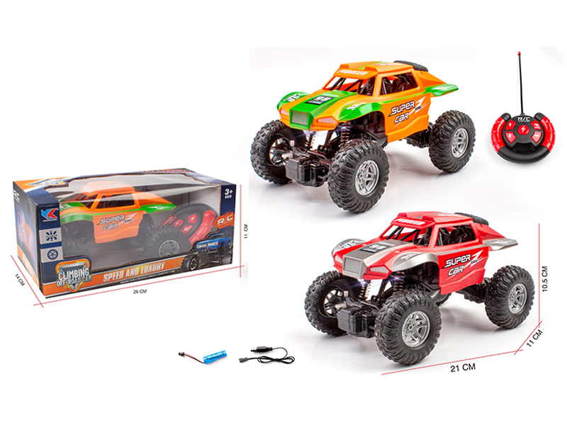 1:18 4CH R/C Short Truck Off-Road Climbing Vehicle With Light