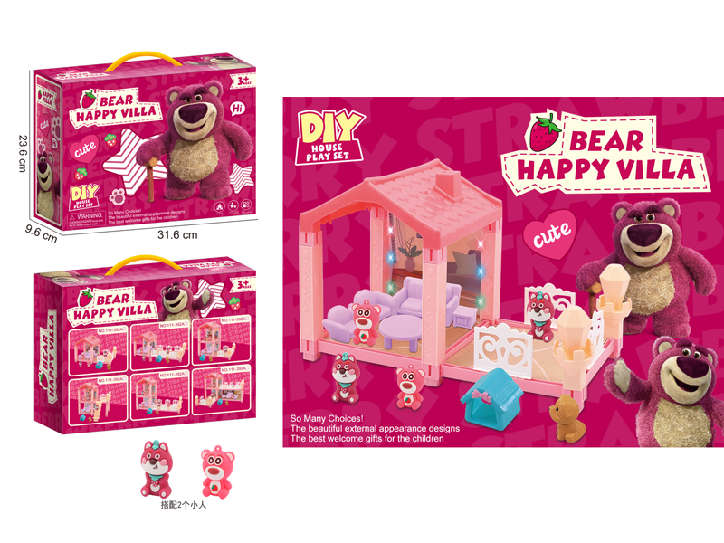 Strawberry Bear Luxury Villa With Light