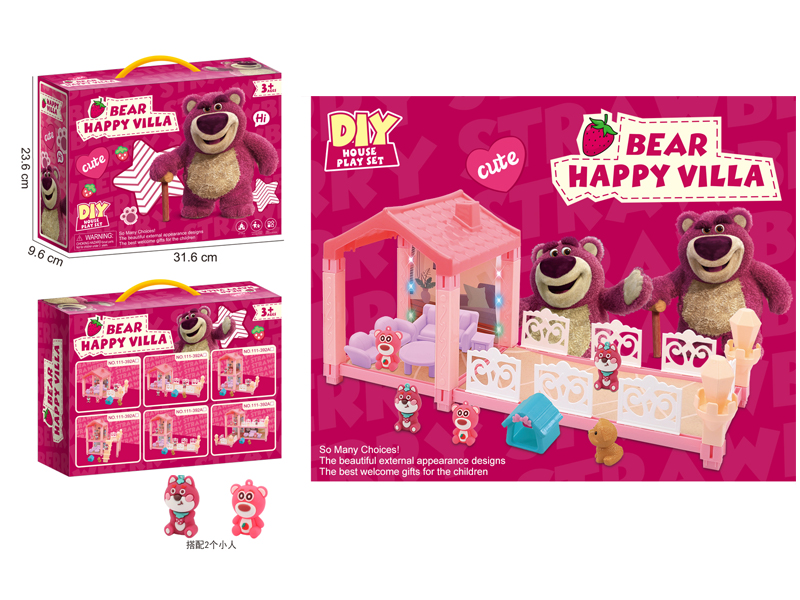 Strawberry Bear Luxury Villa With Light