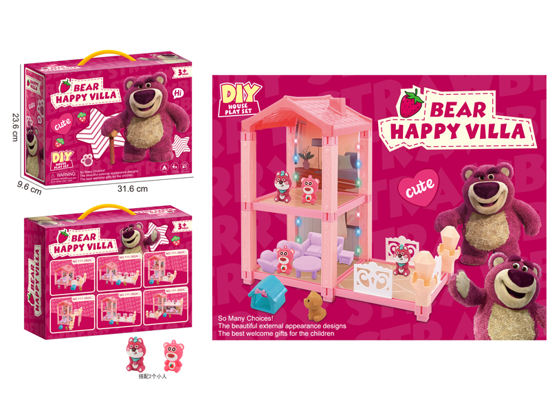 Strawberry Bear Luxury Villa With Light