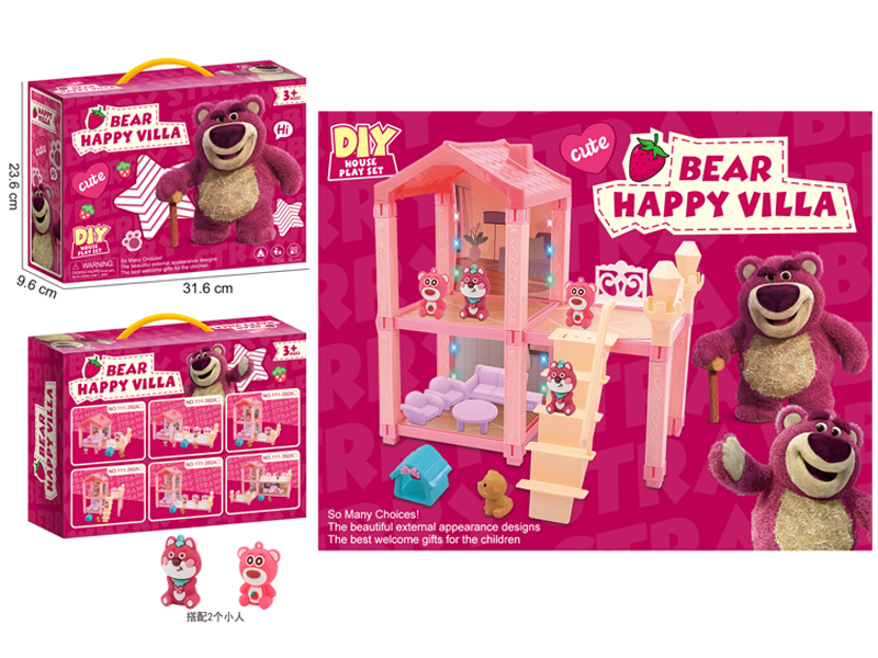 Strawberry Bear Luxury Villa With Light