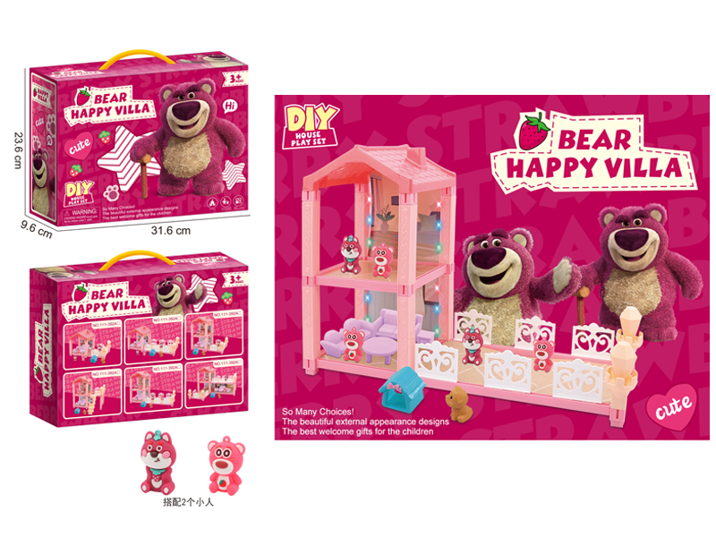 Strawberry Bear Luxury Villa With Light