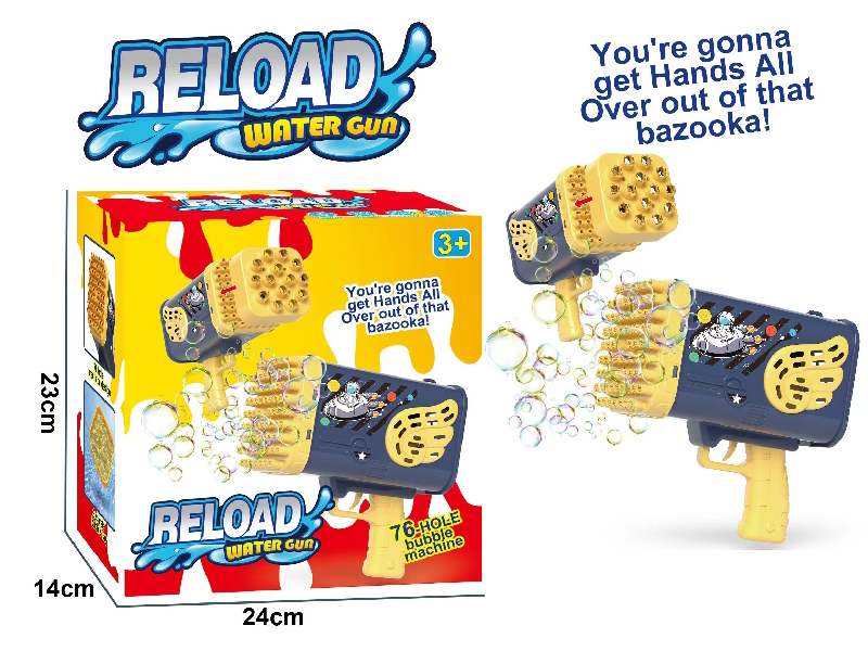 76 Holes Bubble Gun(Lithium version)