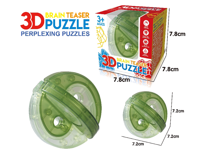 3D Puzzle Kongming Lock(Bagua Lock)