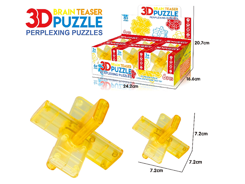 3D Puzzle Kongming Lock 6pcs