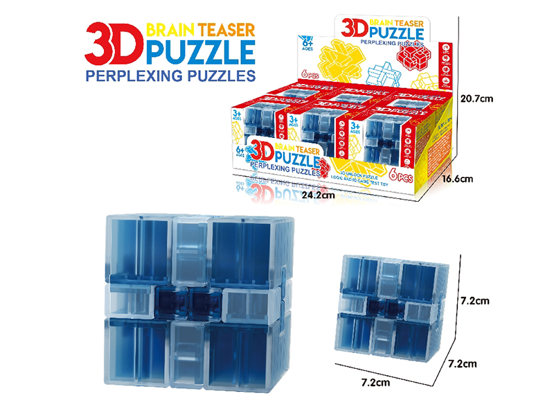 3D Puzzle Kongming Lock 6pcs
