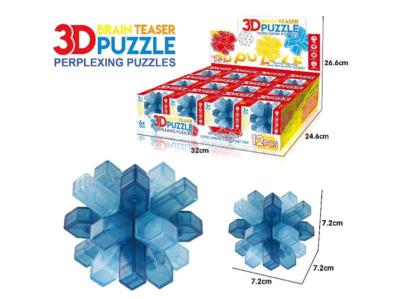 3D Puzzle Kongming Lock 12pcs