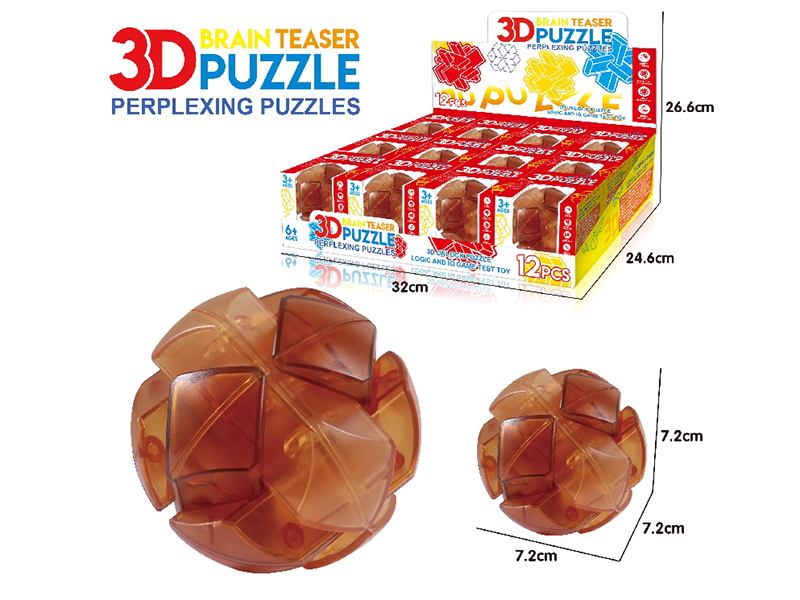 3D Puzzle Kongming Lock 12pcs