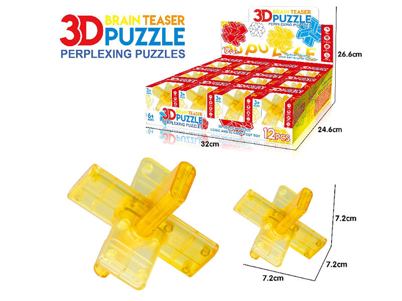 3D Puzzle Kongming Lock 12pcs