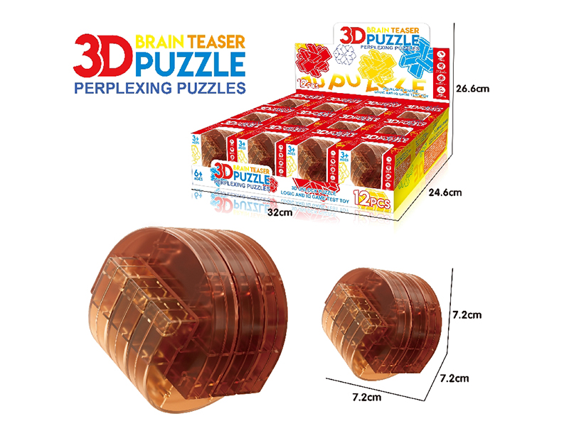 3D Puzzle Kongming Lock 12pcs