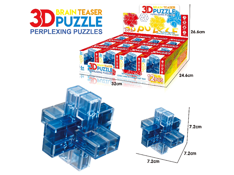 3D Puzzle Kongming Lock 12pcs