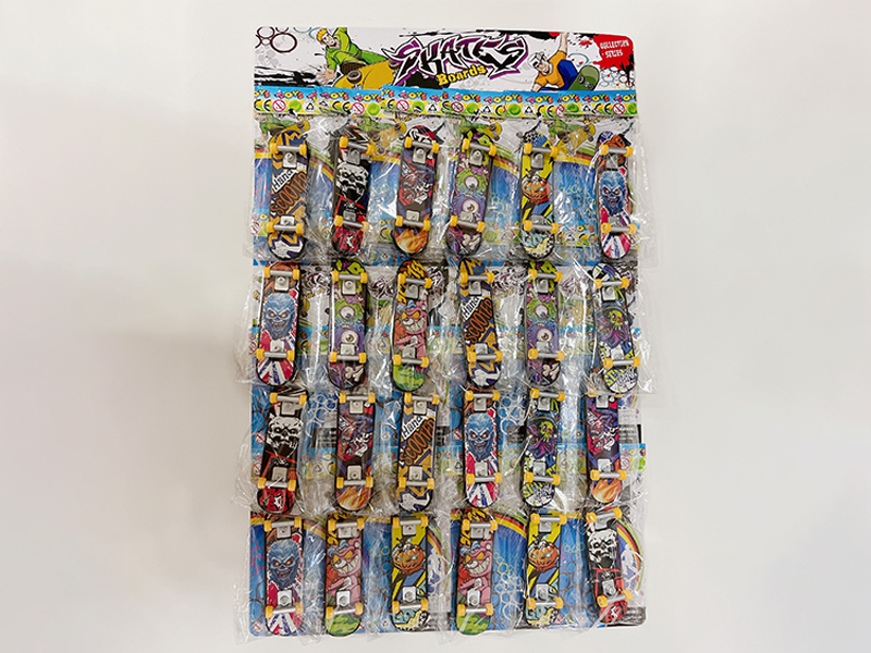 24PCS Circular Finger Skateboard