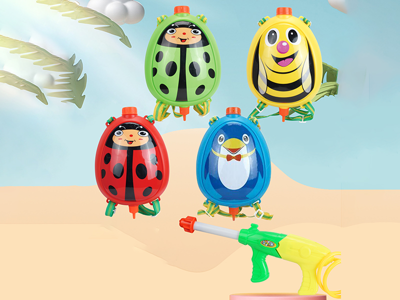 Bee/Ladybug/Penguin Backpack Water Gun