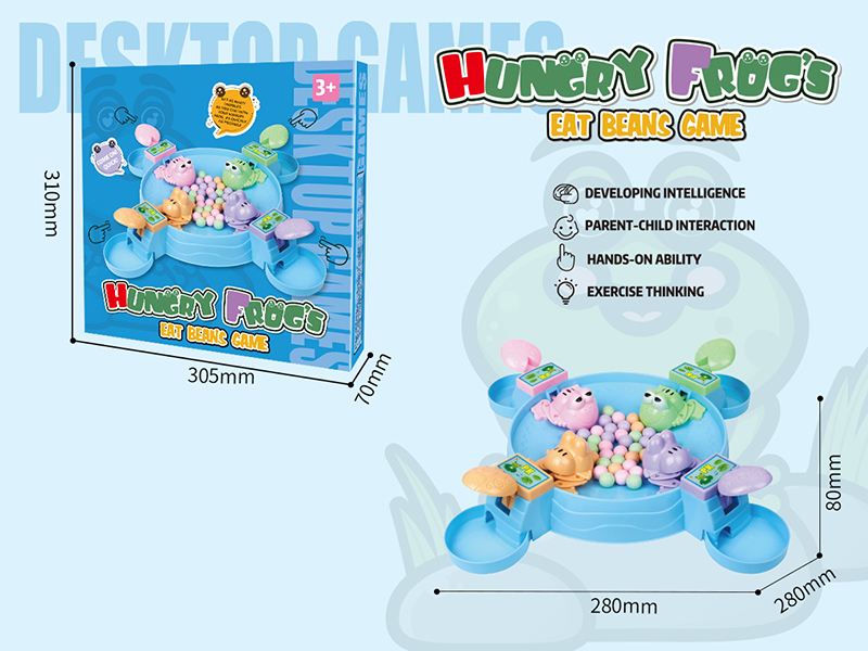 Hungry Frog Eat Beans Game(4 Players)