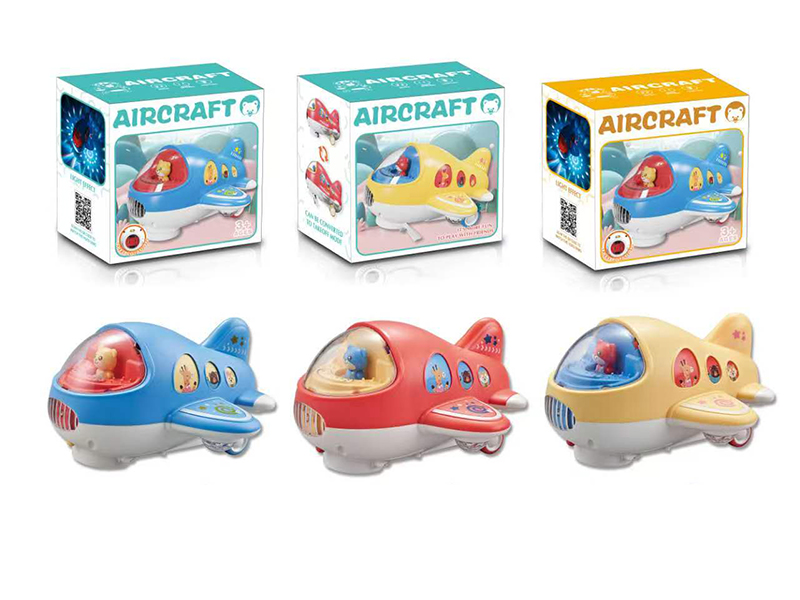 B/O Go And Bump Cartoon Airplane