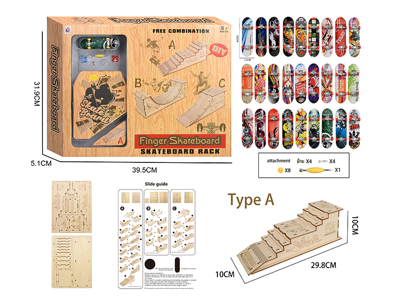 Alloy Finger Skateboard Toy