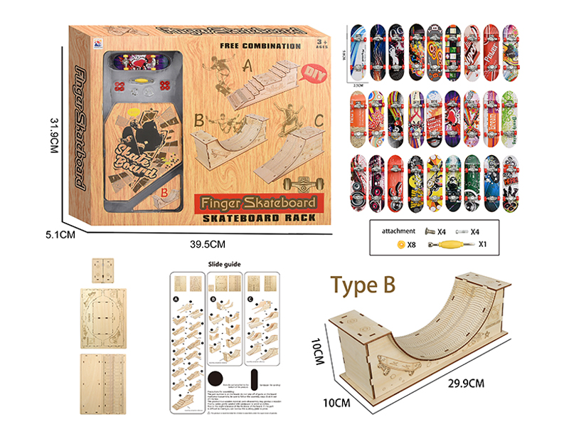 Alloy Finger Skateboard Toy