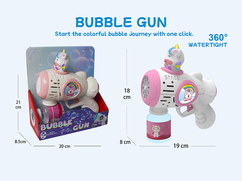 Multihole Automatic Unimon Bubble Gun (With Lights)
