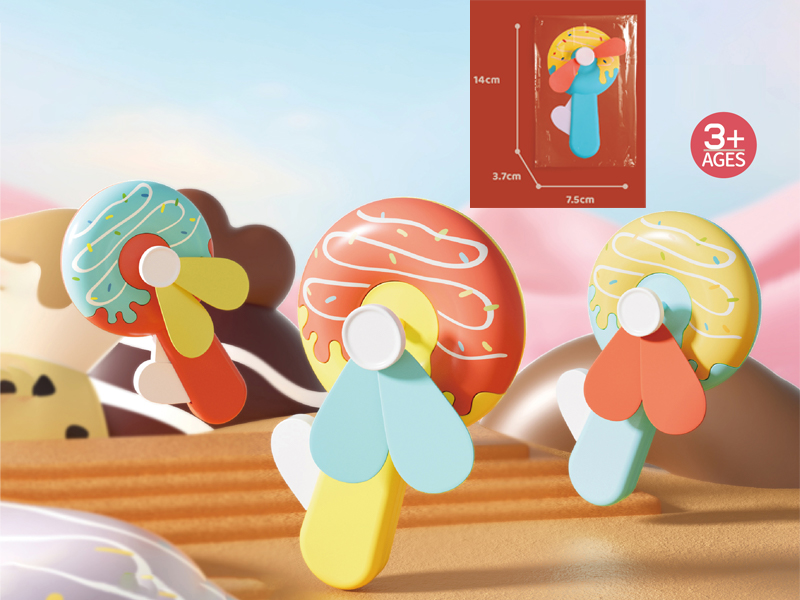 Hand Pressed Fan Donut