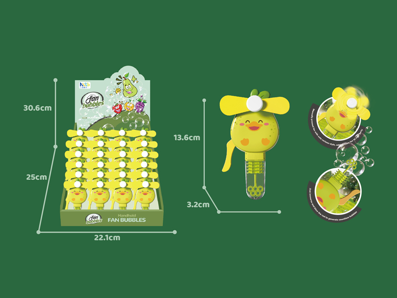Hand Pressed Fan Bubble Pear 24PCS