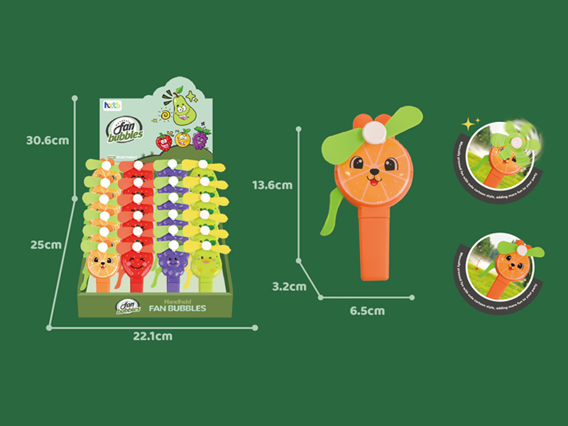 Hand Pressed Fan 24PCS